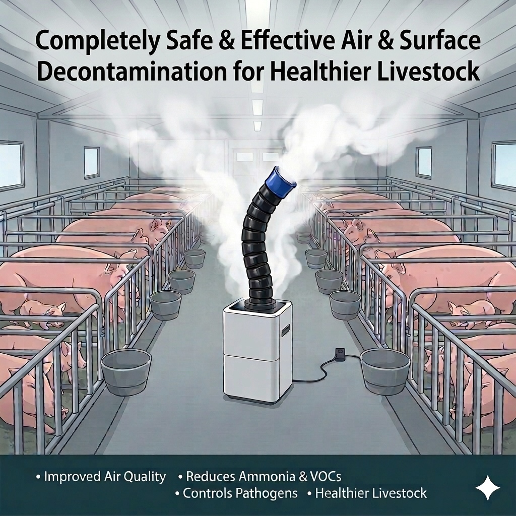 HOC1 Fogger in Hog Farrow Graphic